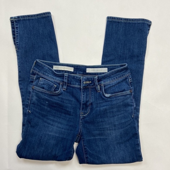 Anthro Pilcro and the Letterpress Stet Slit Hem Mid-Rise Cropped Jeans - Picture 2 of 16